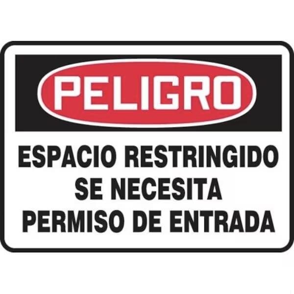 Accuform OSHA DANGER SAFETY SIGN PERMIT SHMCSP007VA SHMCSP007VA - main